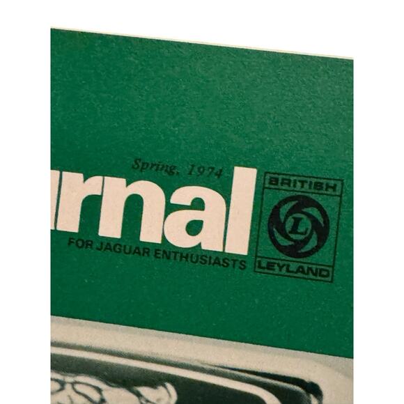 Jaguar Journal Spring 1974 Automotive Magazine Club XJ6 British Leyland XJ12 VTG - Picture 2 of 7